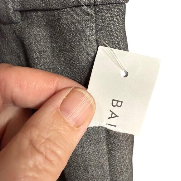 Aritzia Babaton Agency Pant Women's 12 Full Length High Rise Straight Gray NWT - Picture 6 of 12